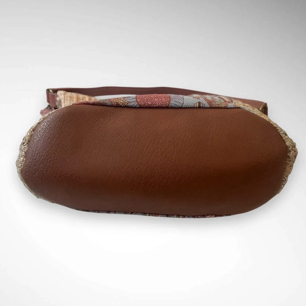 SAKROOTS Sky Spirit Desert Sequoia Straw Hobo Shoulder Bag | EUC - Picture 3 of 7